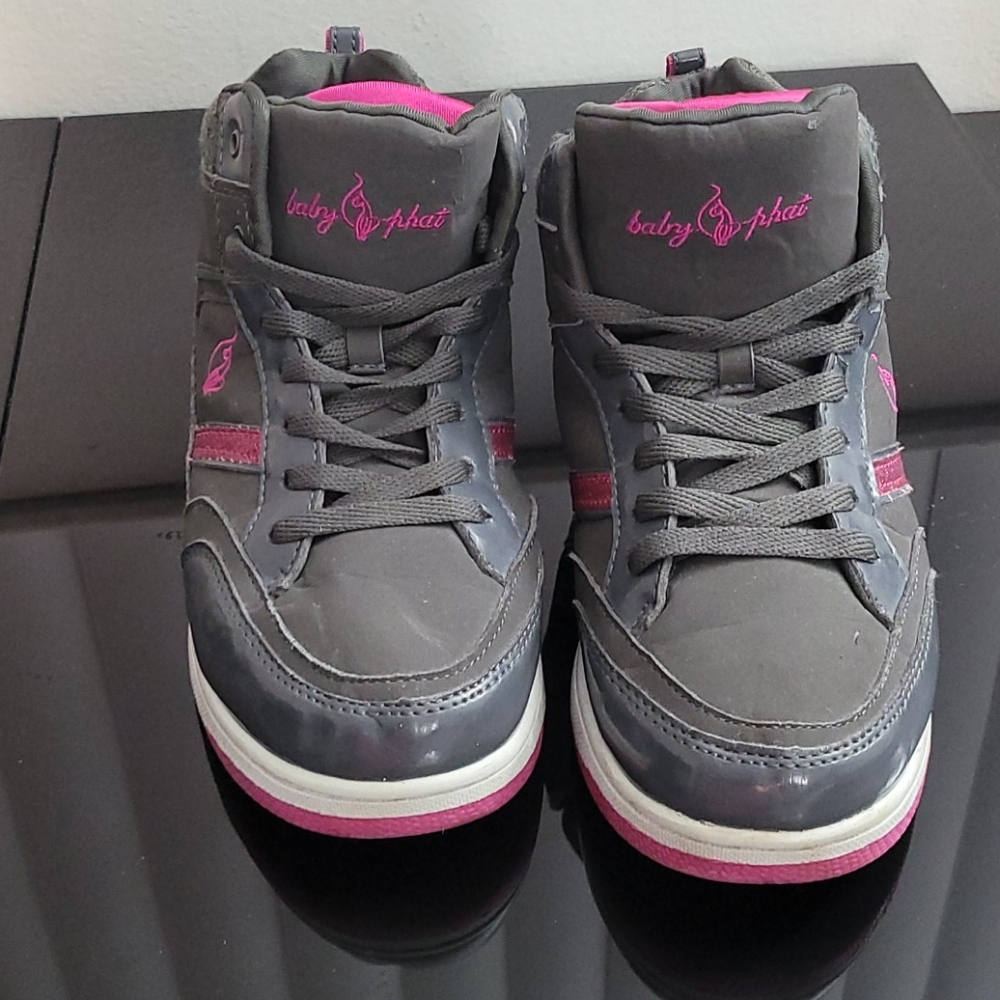 Baby Phat High Tops Sneakers, Size 6 Girls